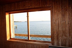 Vy från bastu