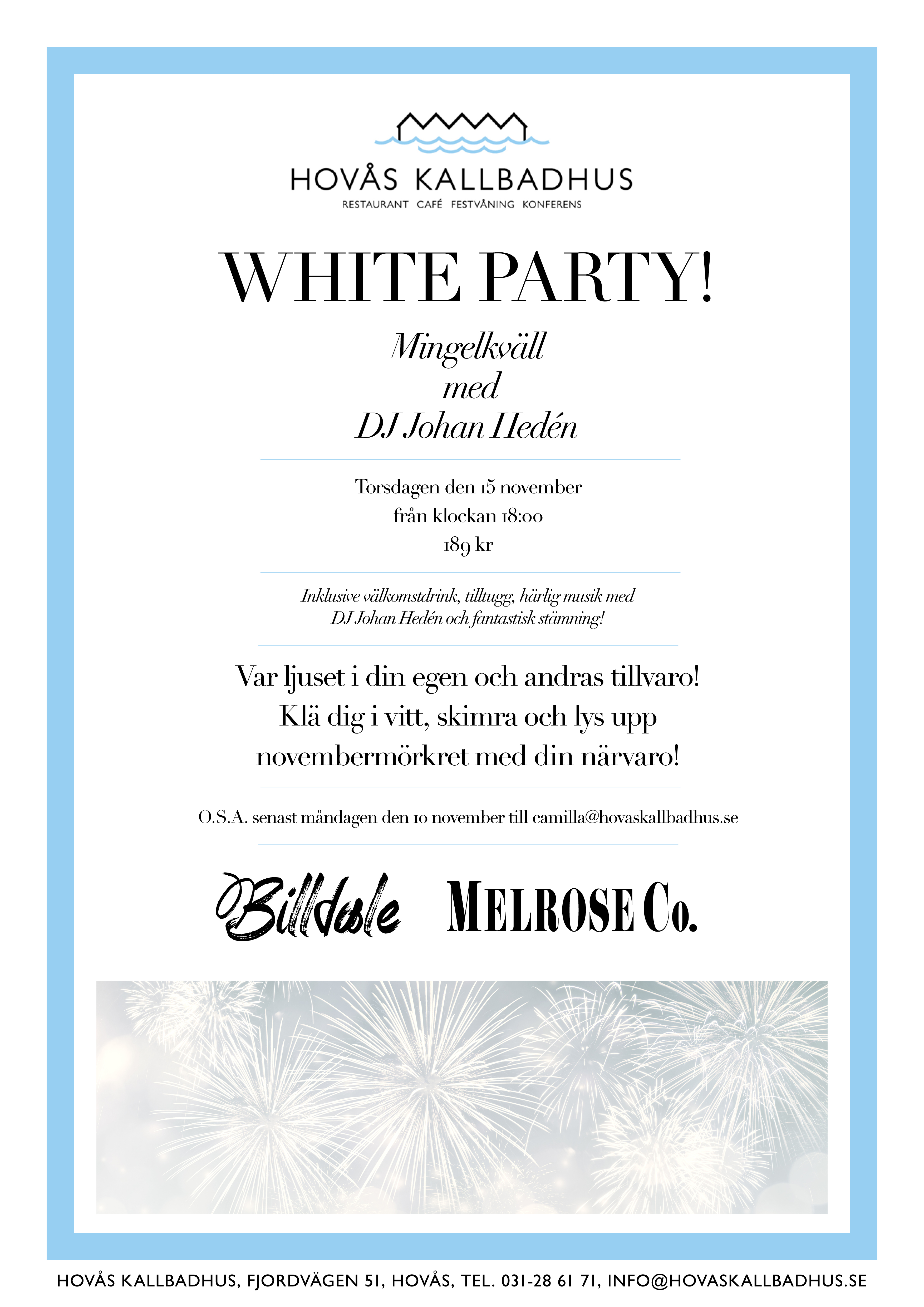 formal white party